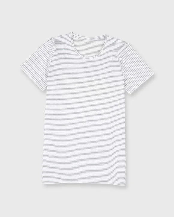 Short-Sleeved Relaxed Tee^Ann Mashburn Store