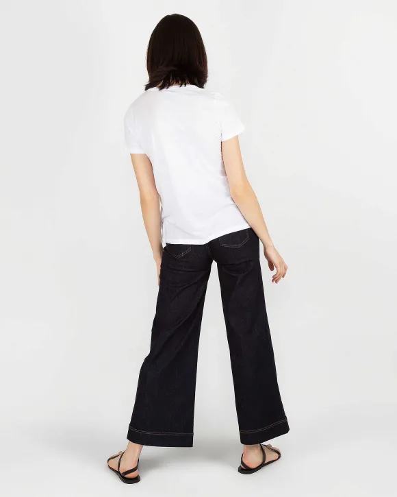 Short-Sleeved Relaxed Tee^Ann Mashburn Store
