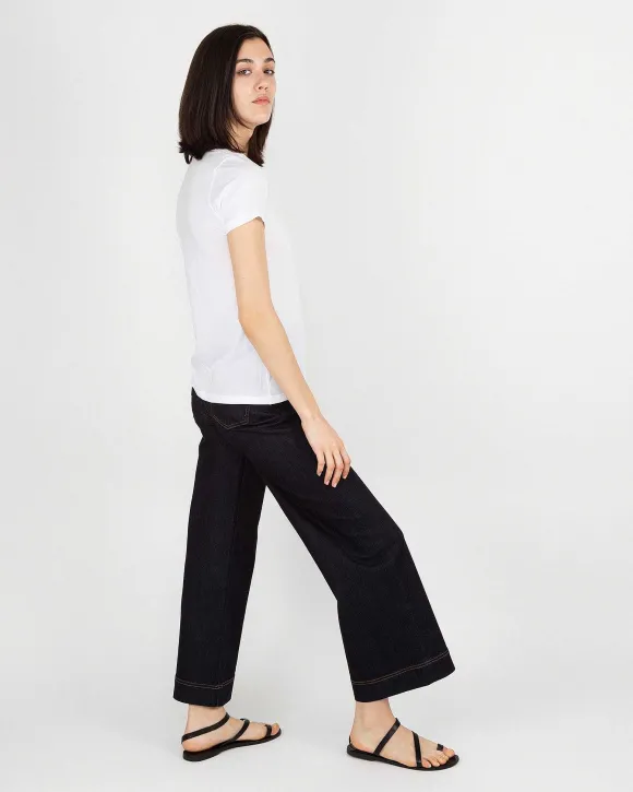 Short-Sleeved Relaxed Tee^Ann Mashburn Store