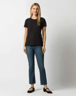 Short-Sleeved Relaxed Tee^Ann Mashburn Best Sale