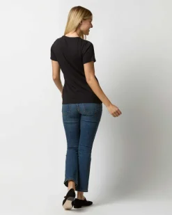 Short-Sleeved Relaxed Tee^Ann Mashburn Best Sale