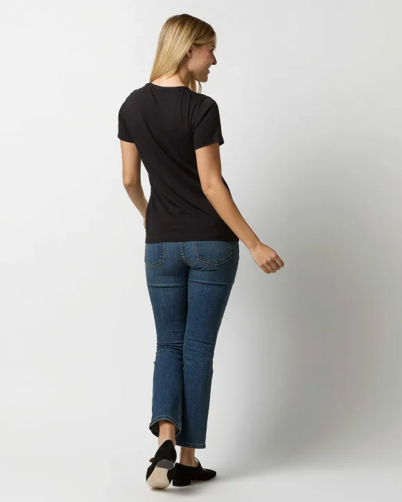 Short-Sleeved Relaxed Tee^Ann Mashburn Best Sale