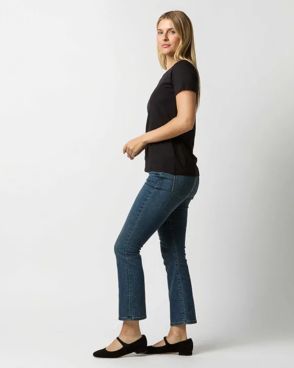Short-Sleeved Relaxed Tee^Ann Mashburn Best Sale