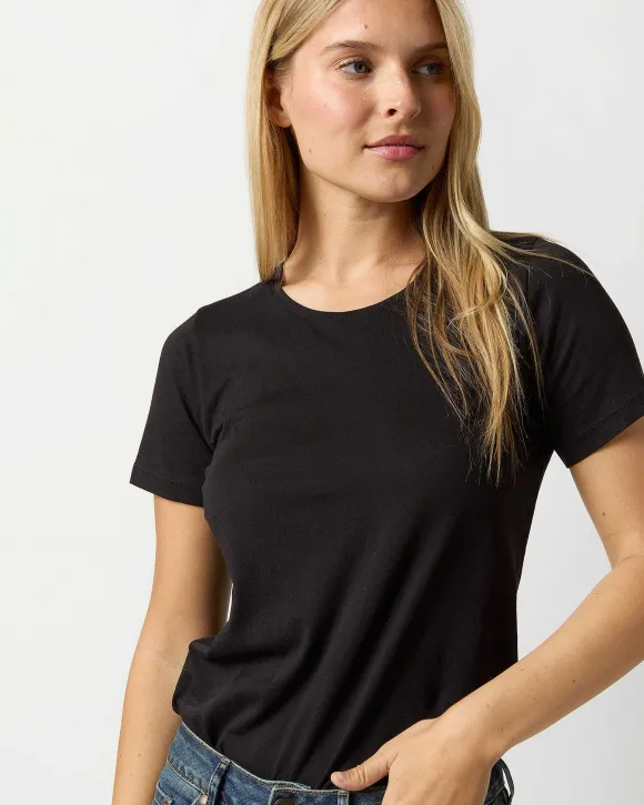 Short-Sleeved Relaxed Tee^Ann Mashburn Best Sale