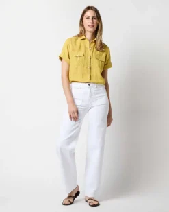 Short-Sleeved Safari Shirt^Ann Mashburn Cheap