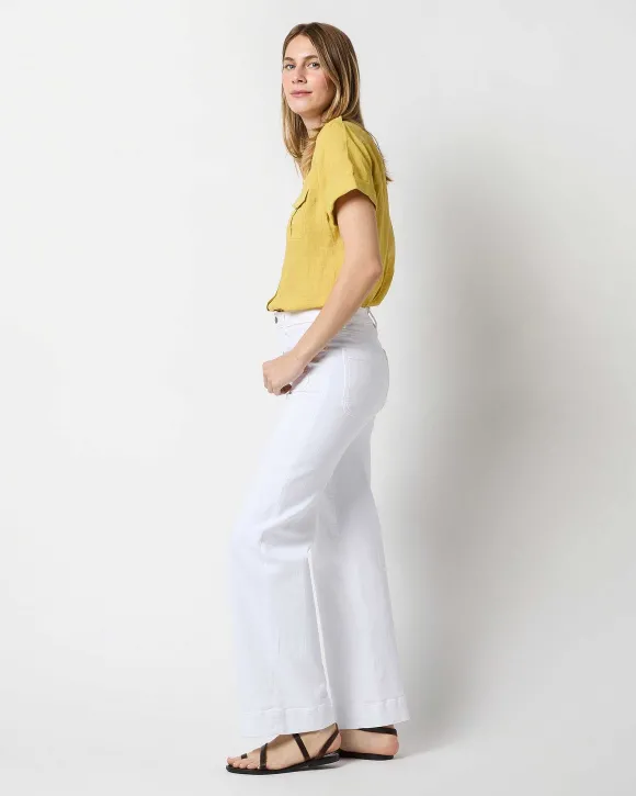 Short-Sleeved Safari Shirt^Ann Mashburn Cheap