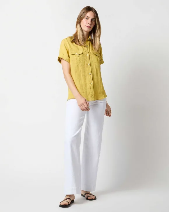 Short-Sleeved Safari Shirt^Ann Mashburn Cheap