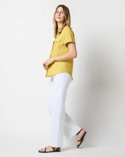 Short-Sleeved Safari Shirt^Ann Mashburn Cheap