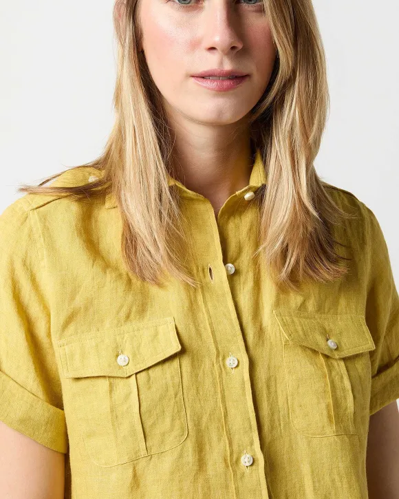 Short-Sleeved Safari Shirt^Ann Mashburn Cheap
