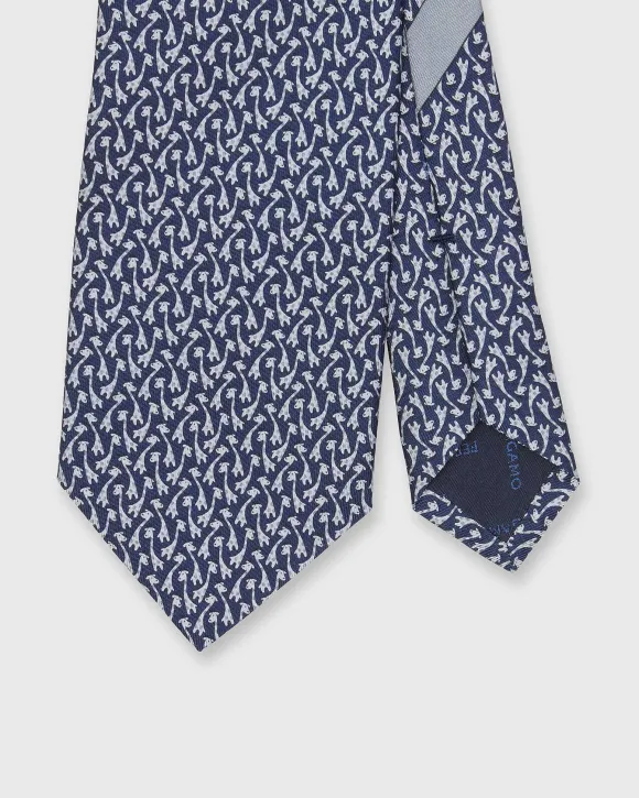 Silk Print Tie^Salvatore Ferragamo Best Sale