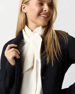 Sleeveless Tie-Neck Blouse^Ann Mashburn Online
