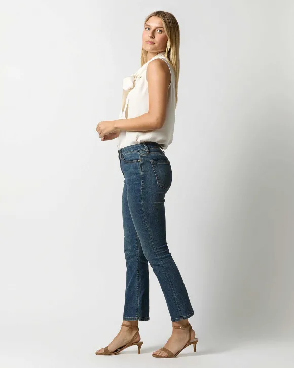 Sleeveless Tie-Neck Blouse^Ann Mashburn Online