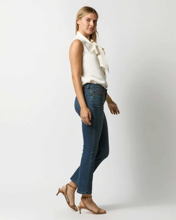 Sleeveless Tie-Neck Blouse^Ann Mashburn Online