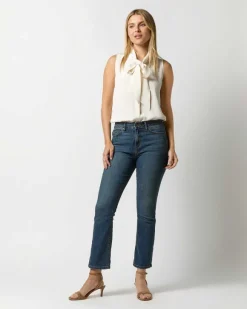 Sleeveless Tie-Neck Blouse^Ann Mashburn Online