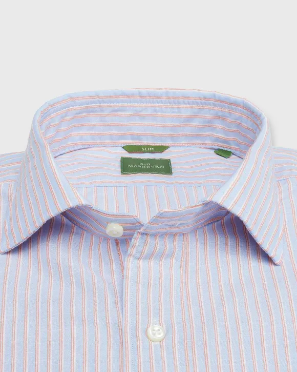 Slim-Fit Spread Collar Sport Shirt^Sid Mashburn Hot