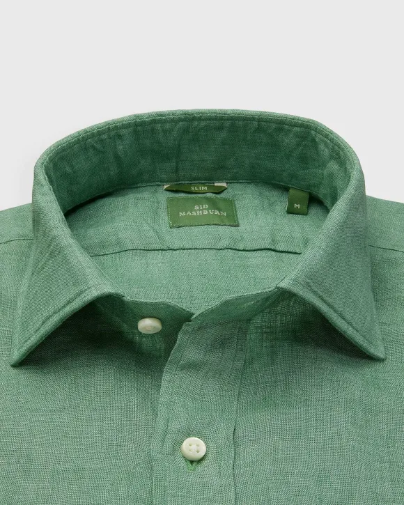 Slim-Fit Spread Collar Sport Shirt^Sid Mashburn Best