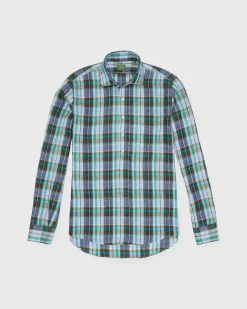 Spread Collar Popover Sport Shirt^Sid Mashburn Hot