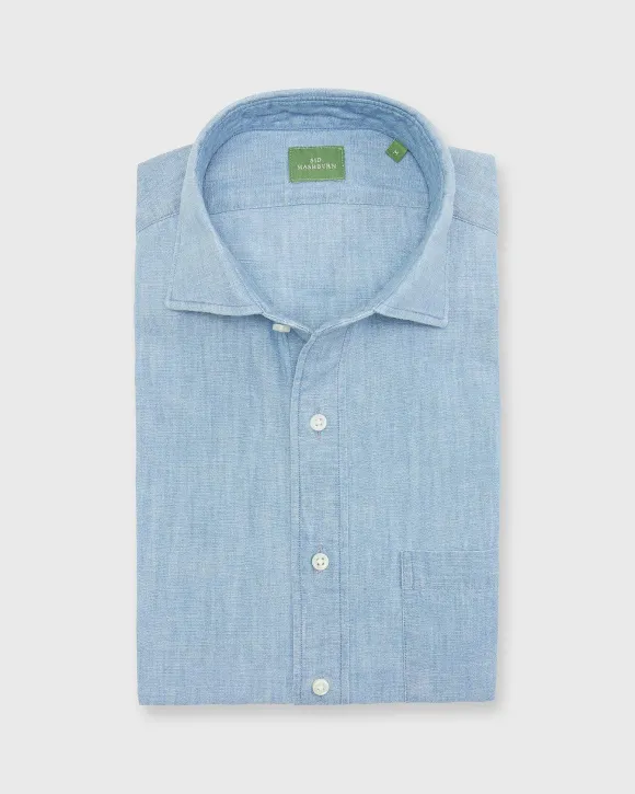 Spread Collar Sport Shirt^Sid Mashburn Fashion