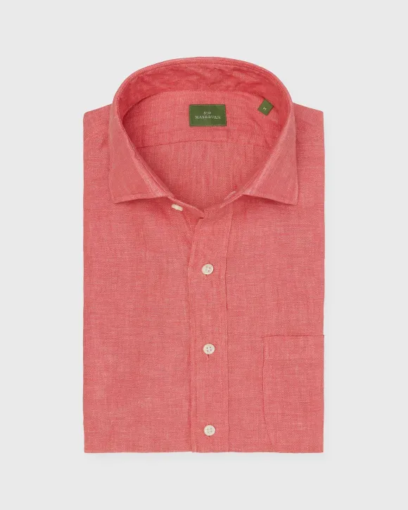 Spread Collar Sport Shirt^Sid Mashburn Best