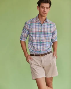 Spread Collar Sport Shirt^Sid Mashburn Discount