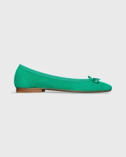 Square-Toe Ballet Flat^Ann Mashburn New
