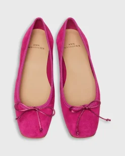 Square-Toe Ballet Flat^Ann Mashburn Cheap