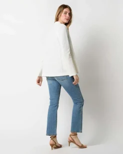 Stand-Up Collar Blazer^Harris Wharf Hot