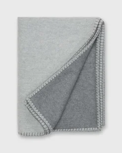 Stitched Reversible Throw Blanket^Mashburn Best