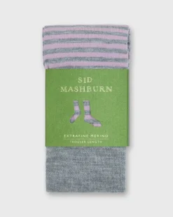 Striped Trouser Dress Socks^Sid Mashburn Fashion
