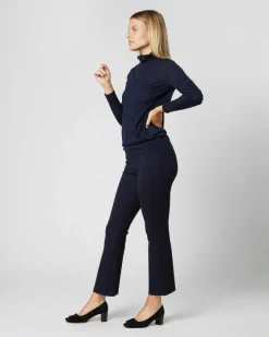 Superfine Funnel-Neck Sweater^Ann Mashburn Fashion