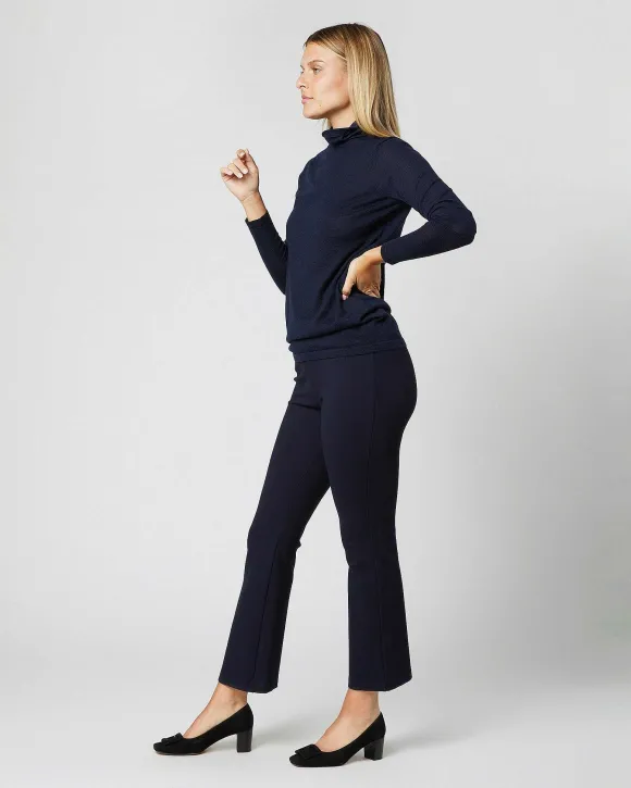 Superfine Funnel-Neck Sweater^Ann Mashburn Fashion