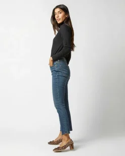 Superfine Funnel-Neck Sweater^Ann Mashburn Flash Sale