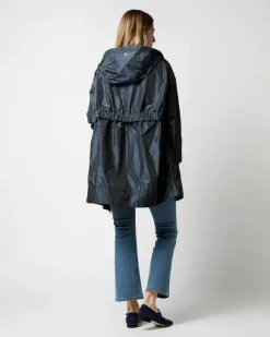 Techno Taffeta A-Line Parka^Herno Cheap