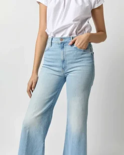 The Hustler Roller Flood Jean^Mother Denim Clearance