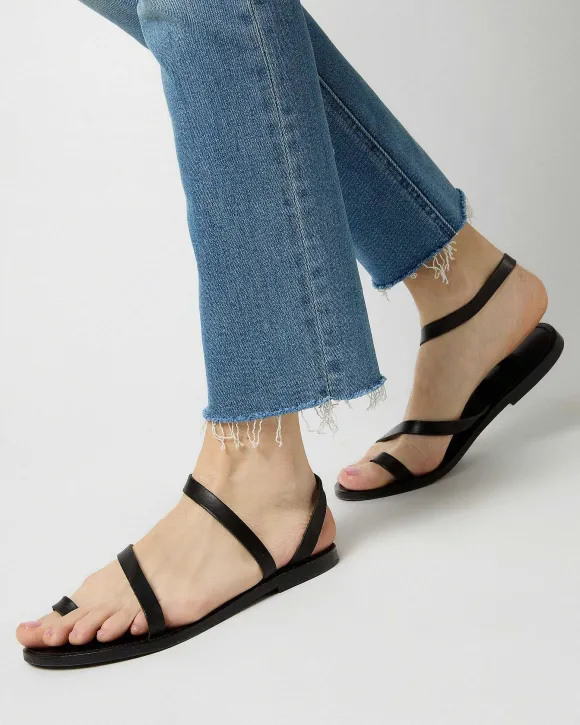 The Mid Rise Dazzler Ankle Fray Jean^Mother Denim New