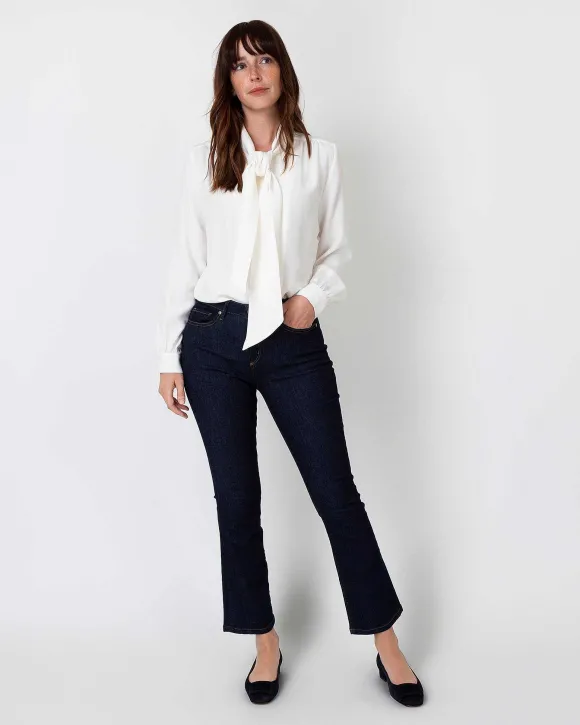 Tie-Neck Blouse^Ann Mashburn Best Sale