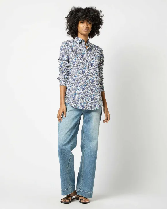 Tomboy Popover Shirt^Ann Mashburn Discount