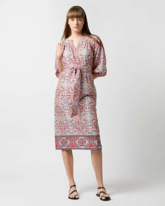 Trapunto Blouson Dress^Ann Mashburn Store