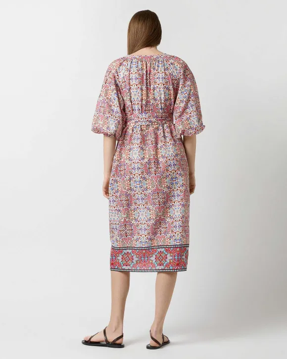 Trapunto Blouson Dress^Ann Mashburn Store