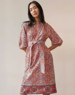 Trapunto Blouson Dress^Ann Mashburn Store