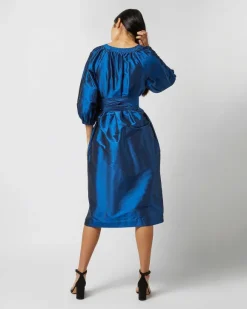 Trapunto Blouson Dress^Ann Mashburn Cheap
