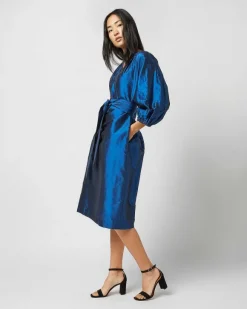 Trapunto Blouson Dress^Ann Mashburn Cheap