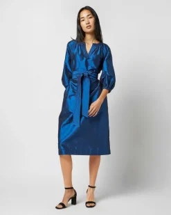Trapunto Blouson Dress^Ann Mashburn Cheap