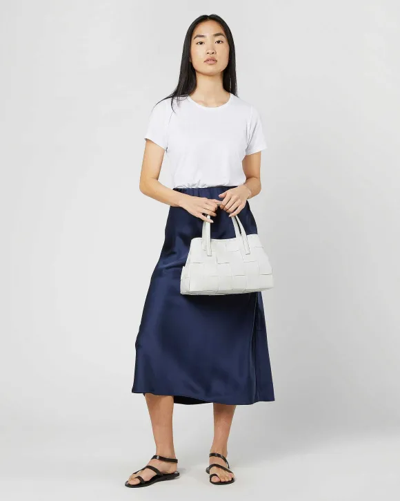 Wide Woven Satchel Bag^Ann Mashburn Fashion