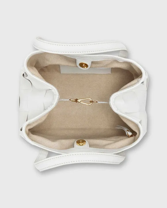 Wide Woven Satchel Bag^Ann Mashburn Fashion