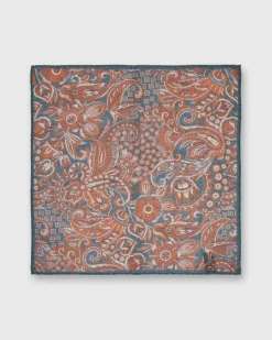 Wool/Silk Pocket Square^Sid Mashburn Clearance