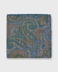 Wool/Silk Pocket Square^Sid Mashburn Fashion