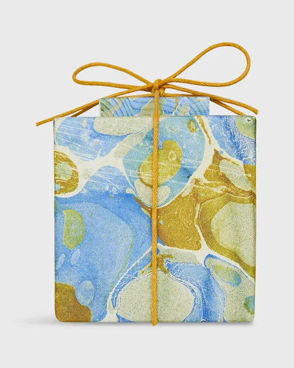 Wrapped Scented Candle & Matchbox^Mashburn Shop